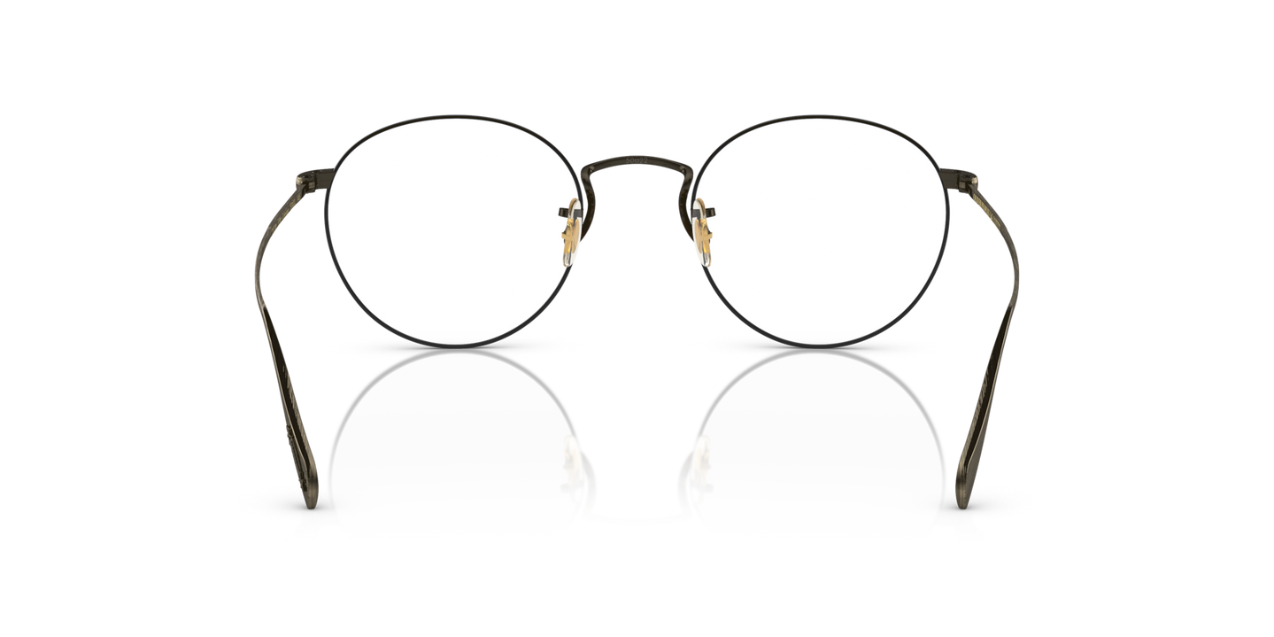 Oliver Peoples Coleridge with New Antique Gold/Black frame - Image Nosepads