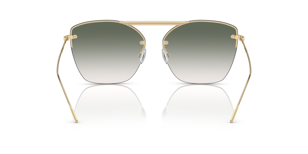 Oliver Peoples Ziane with Ziane Gold/Buff Top Bar Viridi frame and Green lenses - image 5