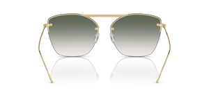 Oliver Peoples Ziane with Ziane Gold/Buff Top Bar Viridi frame and Green lenses - Image 5