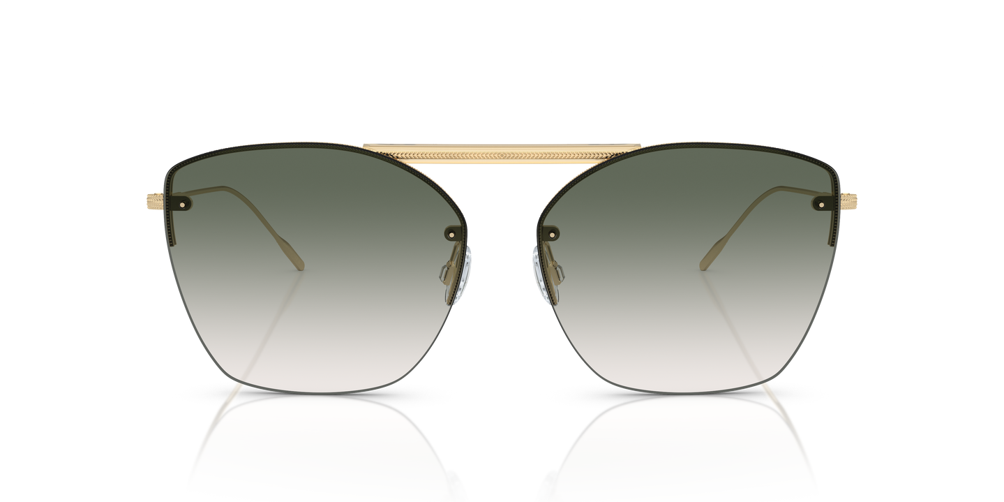 Oliver Peoples Ziane with Ziane Gold/Buff Top Bar Viridi frame and