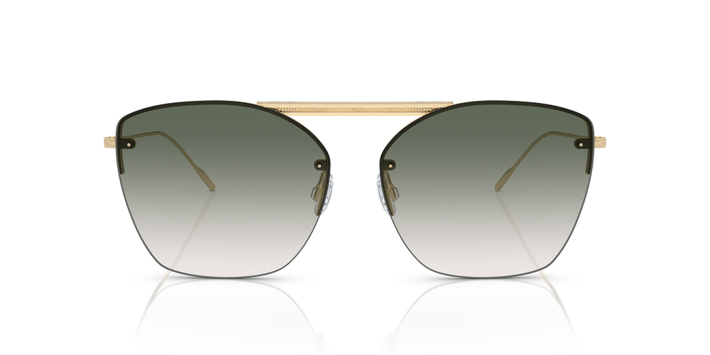 Oliver Peoples Ziane con montatura Oro Ziane/Ciliare Buff Viridi e lenti  Verde - L'immagine 2