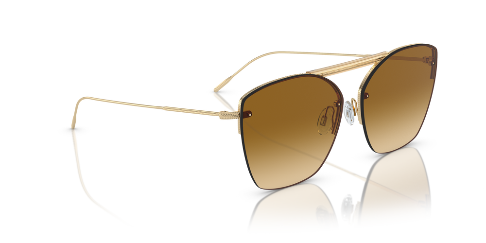 Oliver Peoples Ziane con montatura Oro Ziane/Ciliare Buff Amaret e lenti  Marrone - L'immagine 3