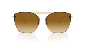 Oliver Peoples Ziane with Ziane Gold/Buff Top Bar Amaret frame and Brown lenses - Image 2