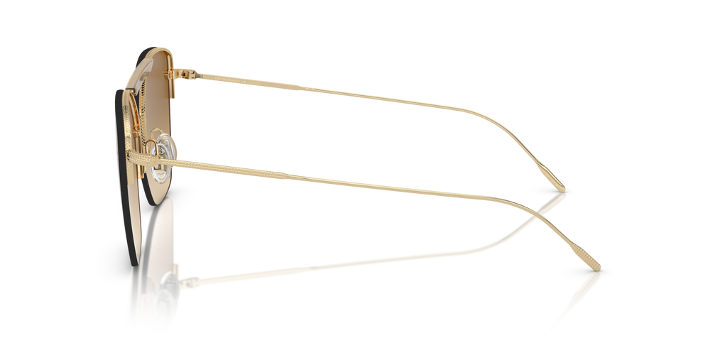 Sie Oliver Peoples Ziane mit Ziane Gold/Buff Top Bar Amaret Gestell und Braun Gläsern - bild 4