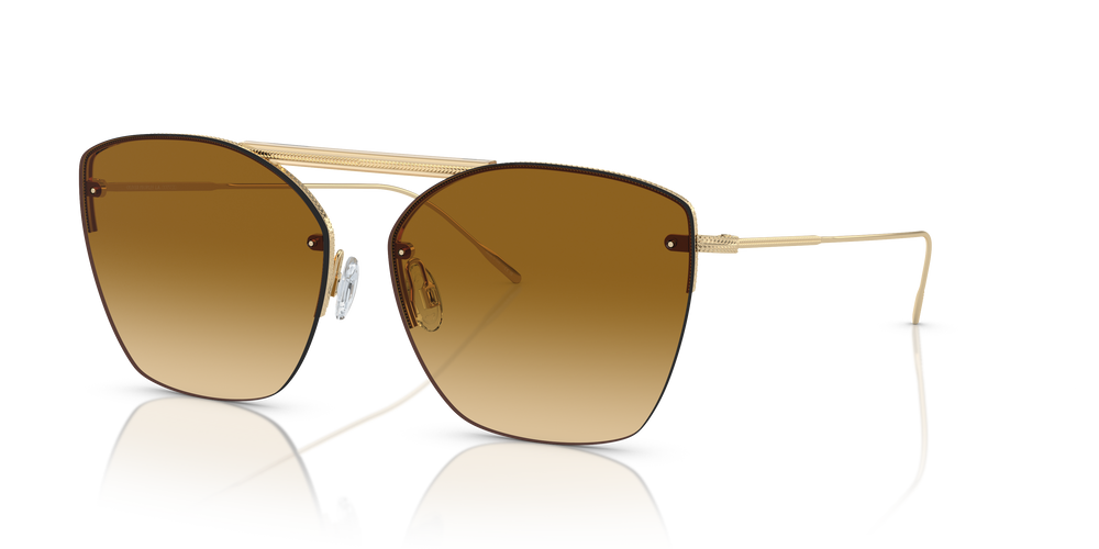 Oliver Peoples Ziane con montatura Oro Ziane/Ciliare Buff Amaret e lenti  Marrone - L'immagine 2