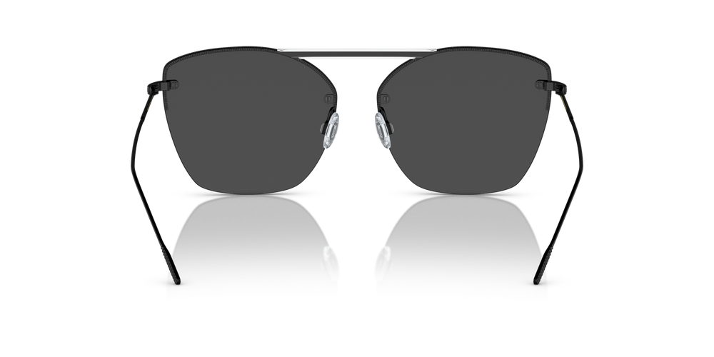 Oliver Peoples Ziane with Ziane Matte Black/Crystal Top frame and Black lenses - image 5