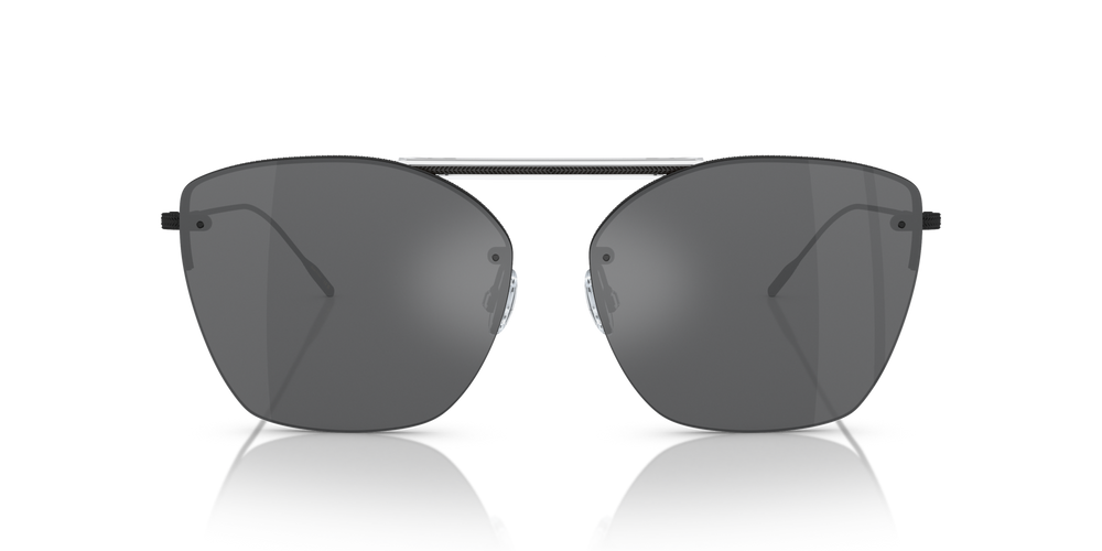 Oliver Peoples Ziane with Ziane Matte Black/Crystal Top frame and Black lenses - image 2