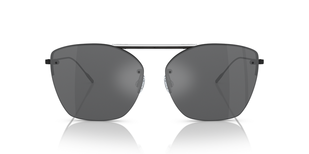 Oliver Peoples Ziane with Ziane Matte Black/Crystal Top frame and Black lenses - image 2