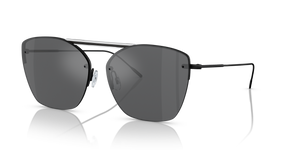 Oliver Peoples Ziane with Ziane Matte Black/Crystal Top frame and Black lenses - image 1