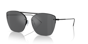 Oliver Peoples Ziane with Ziane Matte Black/Crystal Top frame and Black lenses - image 1