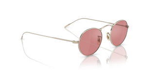 Oliver Peoples M-4 30Th with Gold frame and Violet lenses - Image 3