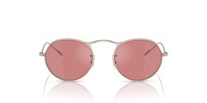Oliver Peoples M-4 30Th with Gold frame and Violet lenses - Image 2