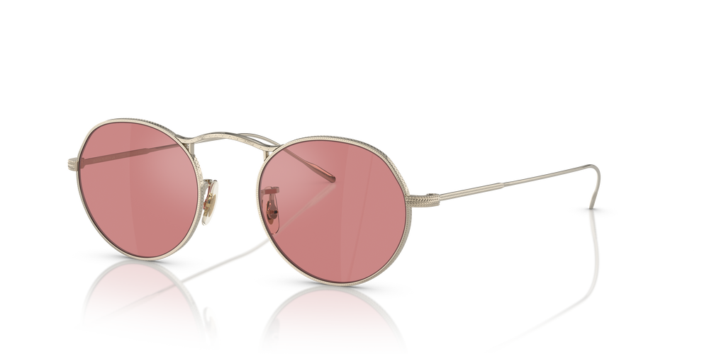 Oliver Peoples M-4 30Th avec une monture Or et des verres Violet - L'image 3