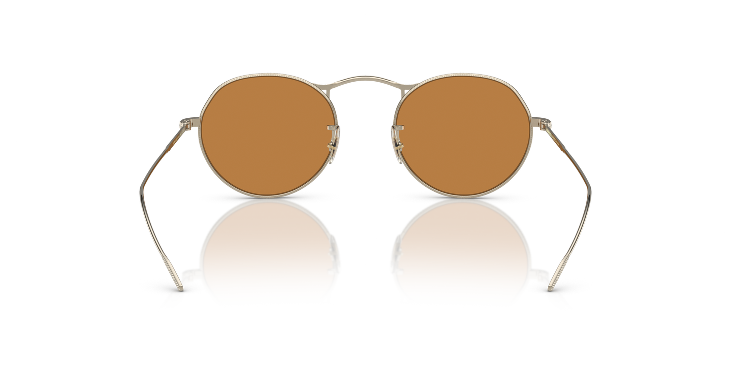 Oliver Peoples M-4 30Th with Gold frame and Cognac lenses | Oliver