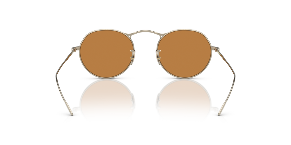 Oliver Peoples M-4 30Th with Gold frame and Cognac lenses | Oliver