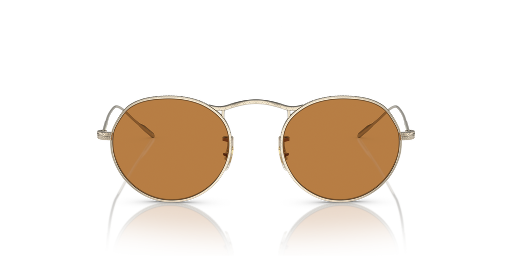 Oliver Peoples M-4 30Th with Gold frame and Cognac lenses | Oliver