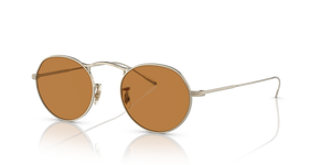 Oliver Peoples M-4 30Th avec une monture Or et des verres Brun - L'image 1