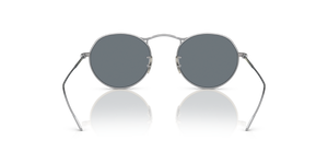Oliver Peoples M-4 30Th avec une monture Argent et des verres Bleu - L'image 5