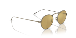 Oliver Peoples M-4 30Th con montatura Oro Antico e lenti  Arancione - immagine 3