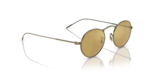 Oliver Peoples M-4 30Th con montatura Oro Antico e lenti  Arancione - image 3