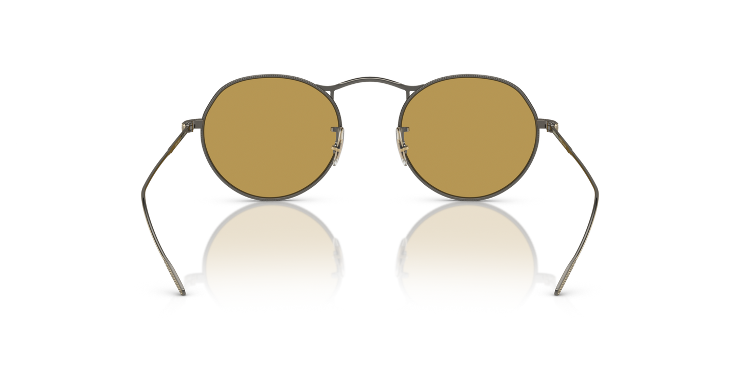 Oliver Peoples M-4 30Th con montatura Oro Antico e lenti  Arancione - Immagine Naselli