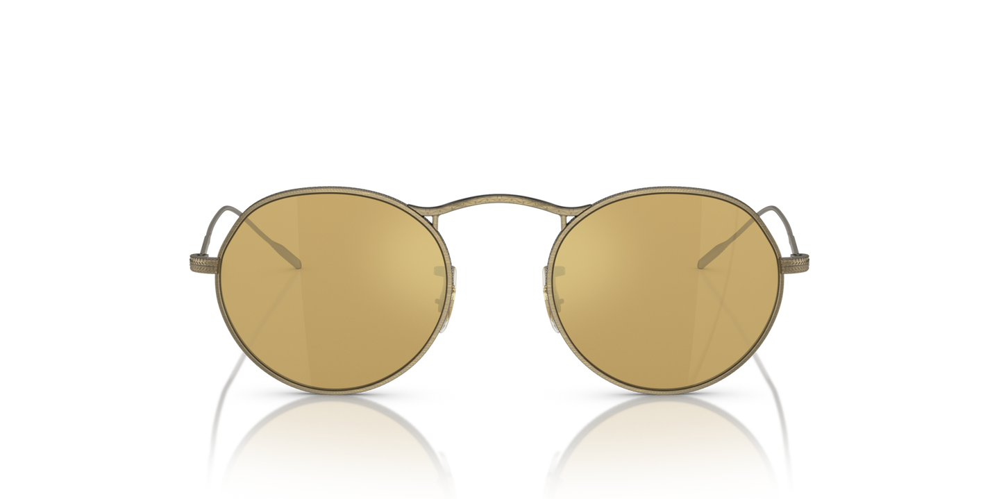 Oliver Peoples M-4 30Th con montatura Oro Antico e lenti  Arancione - Immagine Lenti