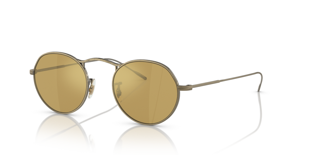Oliver Peoples M-4 30Th with Antique Gold frame and Orange lenses - image 4