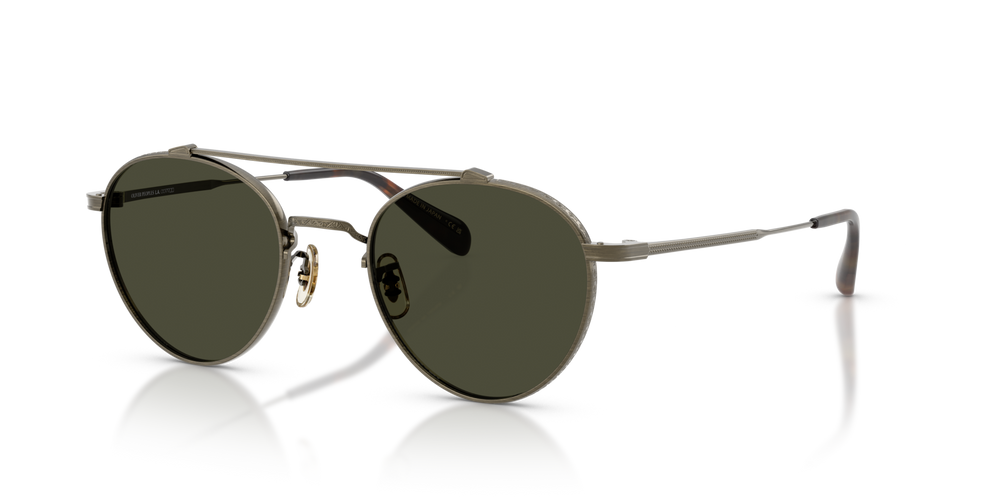 Oliver Peoples Reymont with Silver frame and Cognac lenses