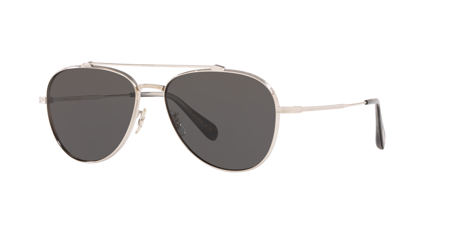 Oliver Peoples Rikson con montatura Argento e lenti  Grigio - Immagine Filigrane