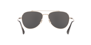 Sie Oliver Peoples Rikson mit Silber Gestell und Grau Gläsern - Das Bild 4