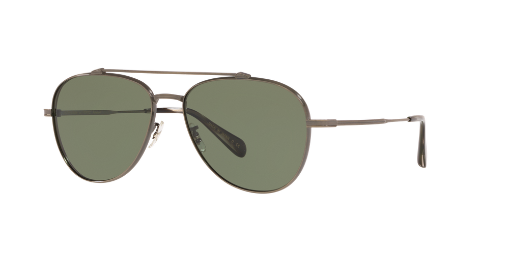 Oliver Peoples Rikson with Antique Pewter frame and Green lenses - Image 2