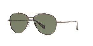 Oliver Peoples Rikson with Antique Pewter frame and Green lenses - Image 1
