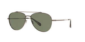 Oliver Peoples Rikson with Antique Pewter frame and Green lenses - image 1