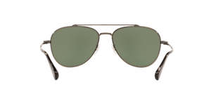 Oliver Peoples Rikson with Antique Pewter frame and Green lenses - image 4