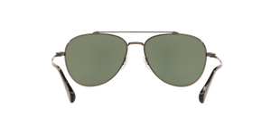 Oliver Peoples Rikson with Antique Pewter frame and Green lenses - Image 4