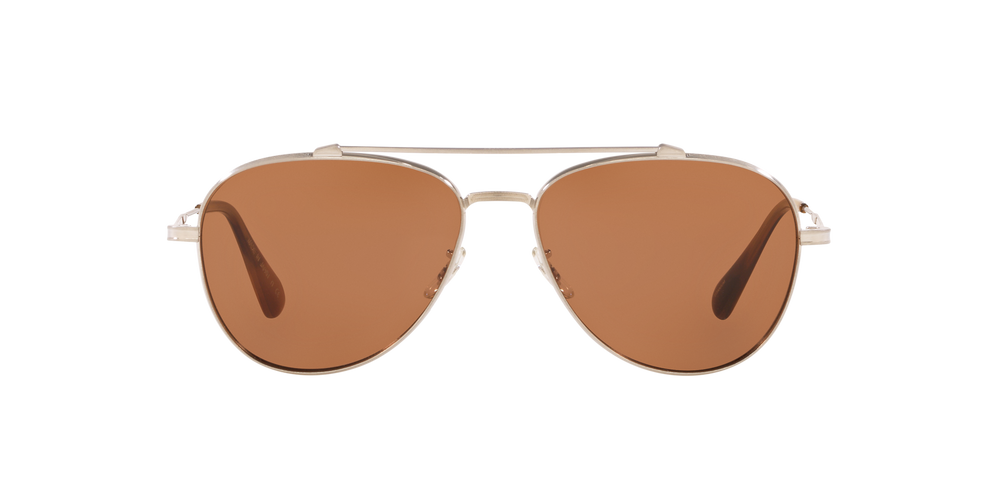 Oliver Peoples Rikson with Brushed Silver frame and Orange lenses - image 2