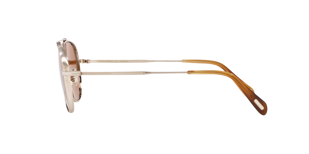 Oliver Peoples Rikson with Brushed Silver frame and Orange lenses - image 3