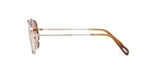 Oliver Peoples Rikson with Brushed Silver frame and Orange lenses - Image 3