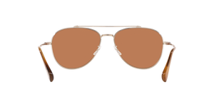 Oliver Peoples Rikson with Brushed Silver frame and Orange lenses - image 4