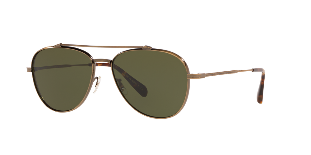 Oliver Peoples Rikson with Antique Gold frame and Green lenses - Image 3