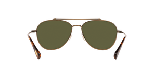 Oliver Peoples Rikson with Antique Gold frame and Green lenses - image 4
