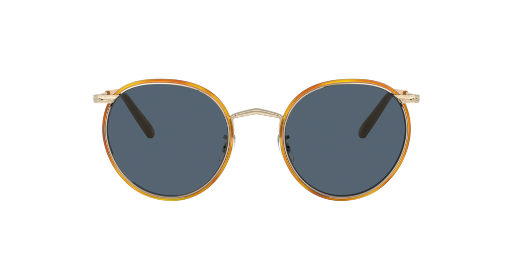 Sie Oliver Peoples Casson mit Weichgold-Bernstein Gestell und Blau Gläsern - bild 2