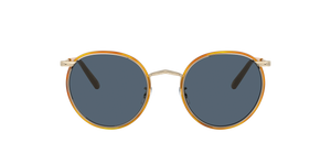 Oliver Peoples Casson with Soft Gold-Amber frame and Blue lenses - image 2