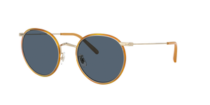 Oliver Peoples Casson con montura Oro Suave-Ámbar y lentes Azul - imagen 1