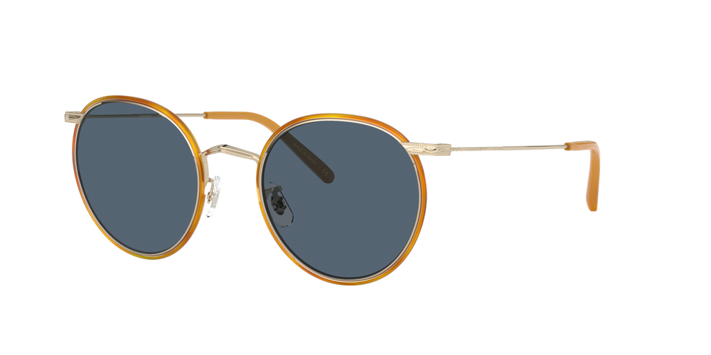 Sie Oliver Peoples Casson mit Weichgold-Bernstein Gestell und Blau Gläsern - bild 1