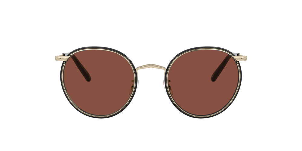 Oliver Peoples Casson with Soft Gold-Black frame and Brown lenses - Image 2