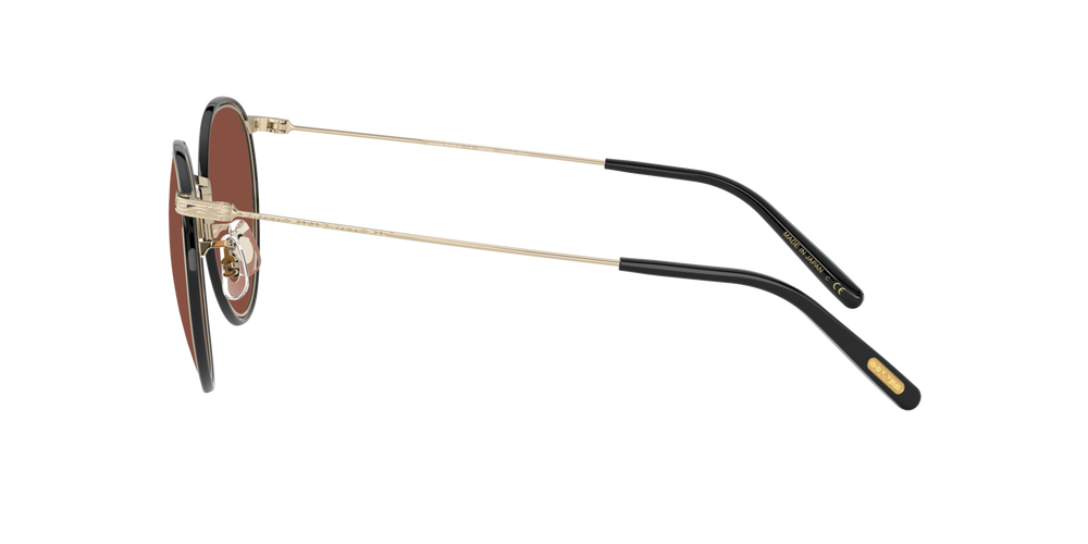 Oliver Peoples Casson avec une monture Or pâle-Noir et des verres Brun - image 3