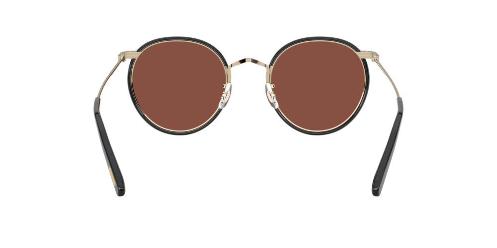 Oliver Peoples Casson avec une monture Or pâle-Noir et des verres Brun - image 4