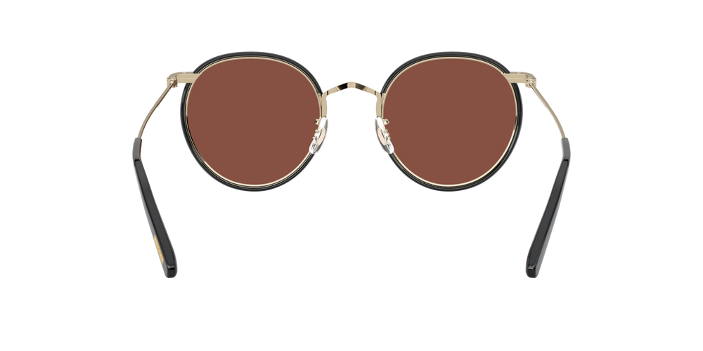Oliver Peoples Casson avec une monture Or pâle-Noir et des verres Brun - image 4