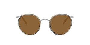 Sie Oliver Peoples Casson mit Silber-Beige Horn Gestell und Braun Gläsern - bild 2